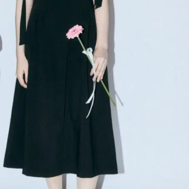 [BUNJANG] Ivana Helsinki Black Ribbon Tie Long Dress / 이바나헬싱키 블랙 리본 끈 원피스