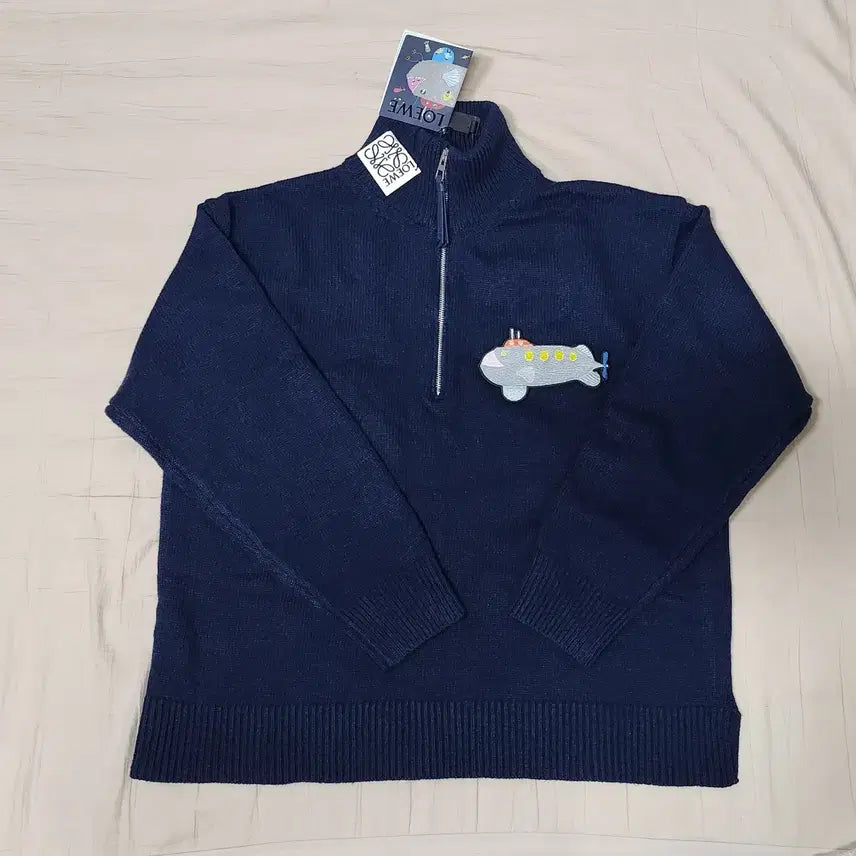 [BUNJANG] Loewe Suna Fujita Submarine Half-Zip Sweater / 급처 로에베 수나후지타 하프집 니트 L (택O) 55만 최종가