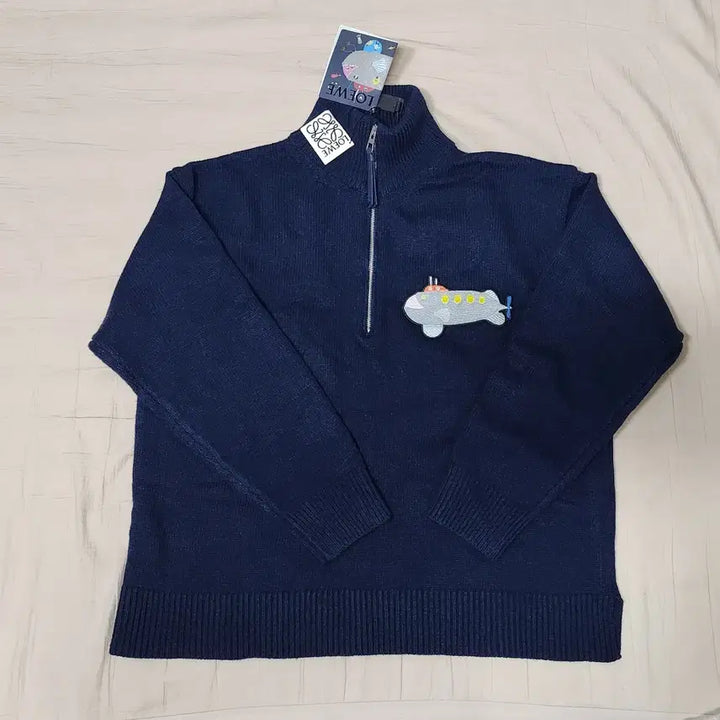[BUNJANG] Loewe Suna Fujita Submarine Half-Zip Sweater / 급처 로에베 수나후지타 하프집 니트 L (택O) 55만 최종가