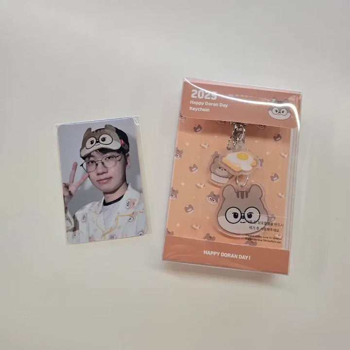 [BUNJANG] 25 Doran Birthday Photocard Keyring / 25 도란 생일 키링(포카) 미개봉