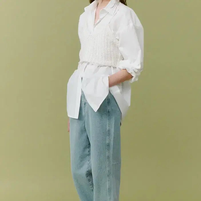 [BUNJANG] The Lil Relaxed Fit Denim Light Blue Jeans / 더릴 릴렉스트 핏데님 라이트블루 (새제품)