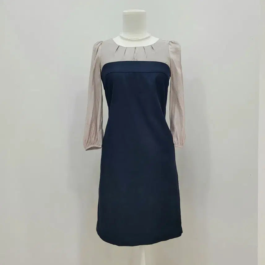 [BUNJANG] On&amp;On Color Block Dress / [온앤온] 배색 원피스