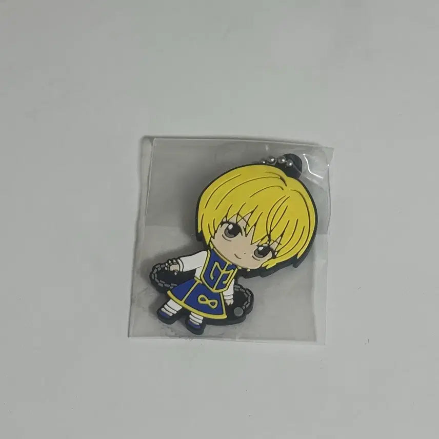 [BUNJANG] Hunter x Hunter Kurapika Rubber Strap Keyring Figure / 헌터헌터 크라피카 러버스트랩 키링 가챠 | 피규어 메지루시
