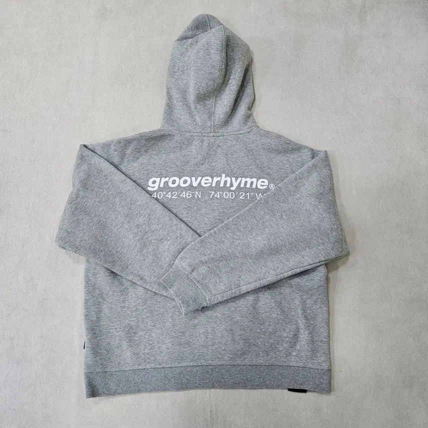 [BUNJANG] M Groove Lime Gray Hoodie / M 그루브라임 그레이 후드티 0305Y