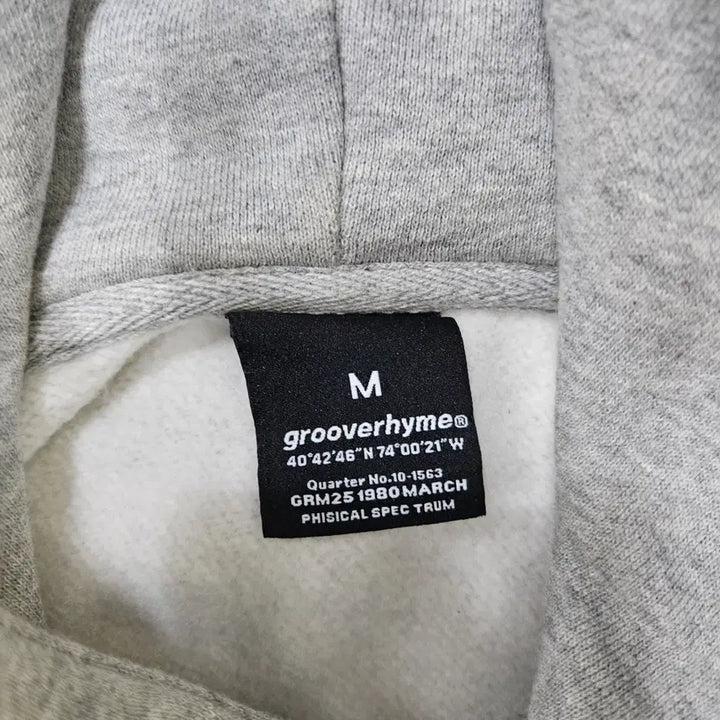 [BUNJANG] M Groove Lime Gray Hoodie / M 그루브라임 그레이 후드티 0305Y