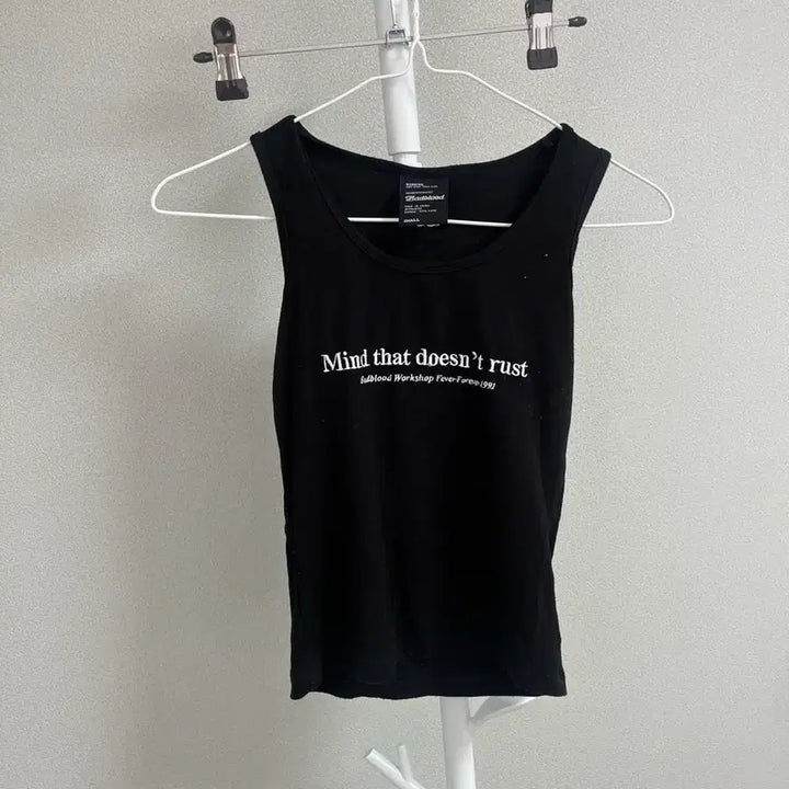[BUNJANG] Badblood Black Sleeveless T-shirt S / 배드블러드 블랙 민소매 티셔츠 S