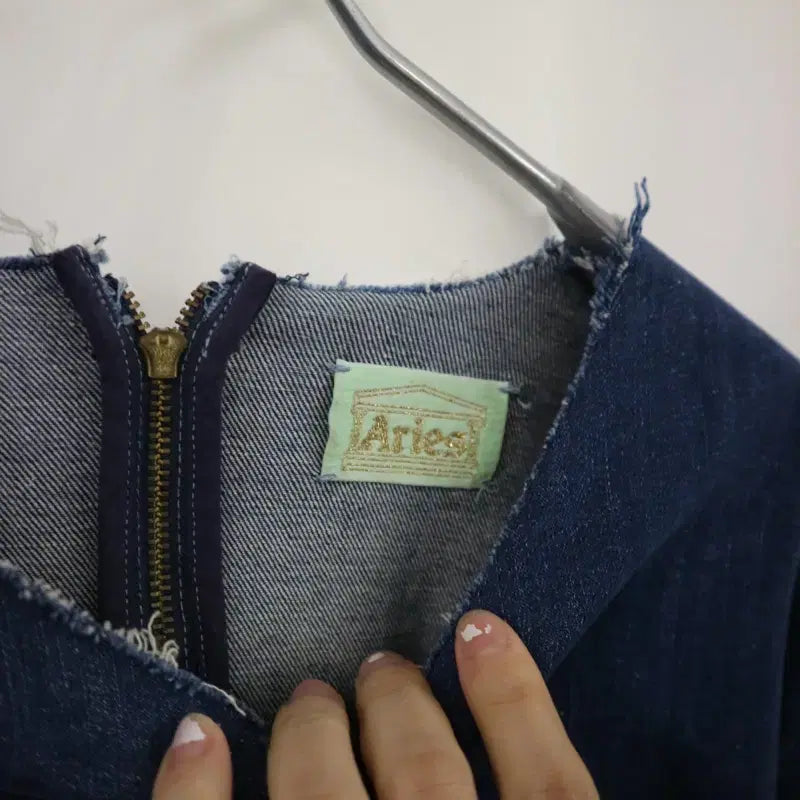 [BUNJANG] Aries Denim Long Sleeve Shirt / 애리즈 데님 롱슬리브