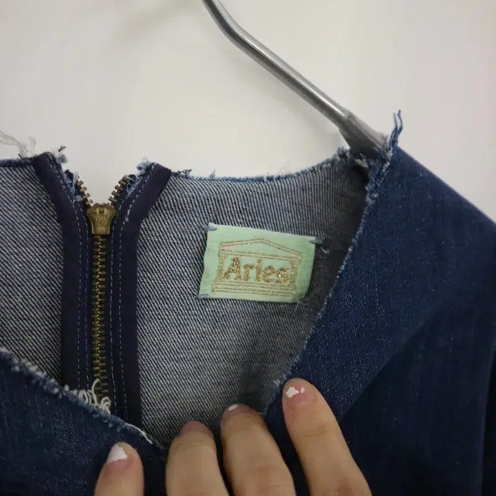 [BUNJANG] Aries Denim Long Sleeve Shirt / 애리즈 데님 롱슬리브