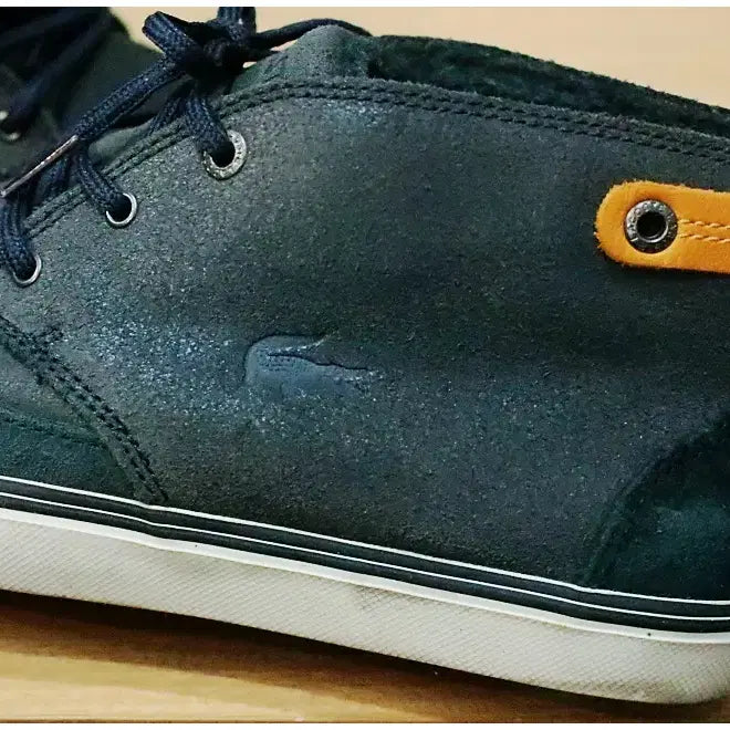 [BUNJANG] Lacoste Clavel 17 Shearling Leather Chukka Boots / 라코스테 CLAVEL 17 양털 레더 처카 부츠 (UK8/270mm)