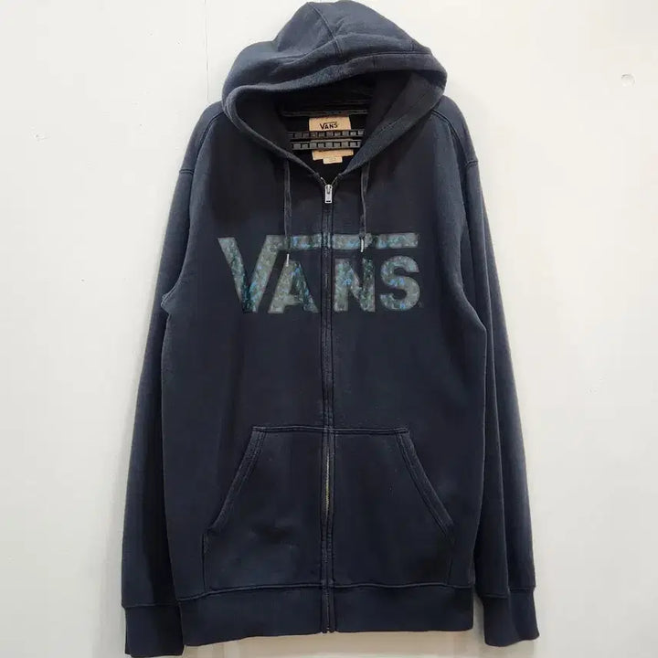 [BUNJANG] Vans Navy Hooded Zip-up Jacket / [L] 반스 VANS 후드집업 네이비 남성 L사이즈 약기모