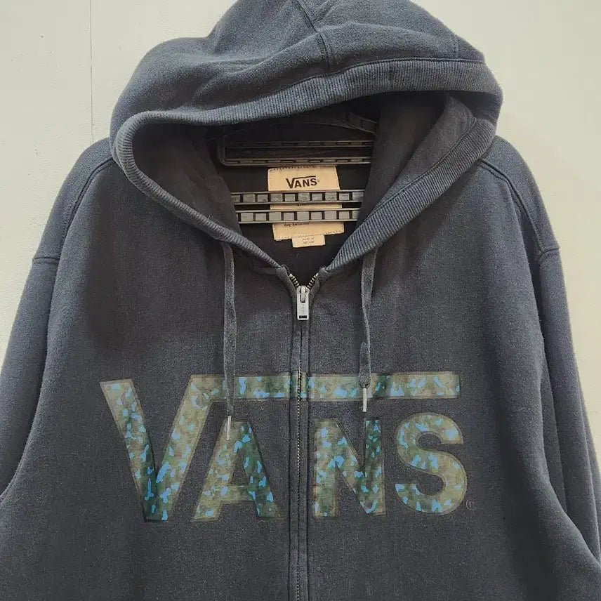 [BUNJANG] Vans Navy Hooded Zip-up Jacket / [L] 반스 VANS 후드집업 네이비 남성 L사이즈 약기모