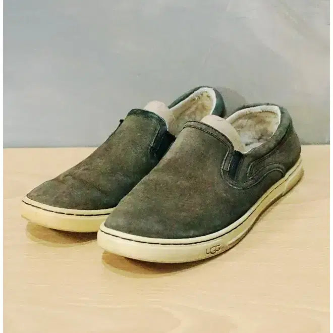 [BUNJANG] UGG Suede Leather Slip-ons (Brown, 240mm) / 호주 UGG 어그 스웨이드 레더 슬립온 (240mm)