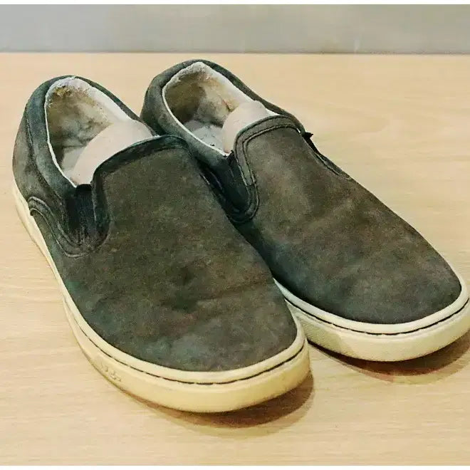 [BUNJANG] UGG Suede Leather Slip-ons (Brown, 240mm) / 호주 UGG 어그 스웨이드 레더 슬립온 (240mm)