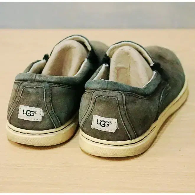 [BUNJANG] UGG Suede Leather Slip-ons (Brown, 240mm) / 호주 UGG 어그 스웨이드 레더 슬립온 (240mm)