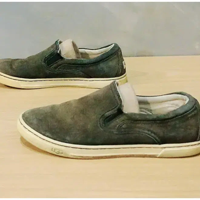 [BUNJANG] UGG Suede Leather Slip-ons (Brown, 240mm) / 호주 UGG 어그 스웨이드 레더 슬립온 (240mm)