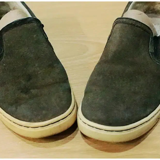 [BUNJANG] UGG Suede Leather Slip-ons (Brown, 240mm) / 호주 UGG 어그 스웨이드 레더 슬립온 (240mm)