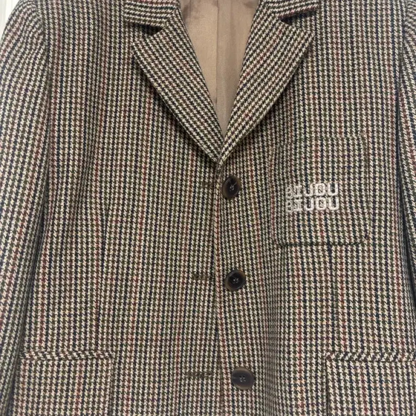 [BUNJANG] Kenneth Lady Checkered Cropped Jacket / 케네스레이디 체크 자켓