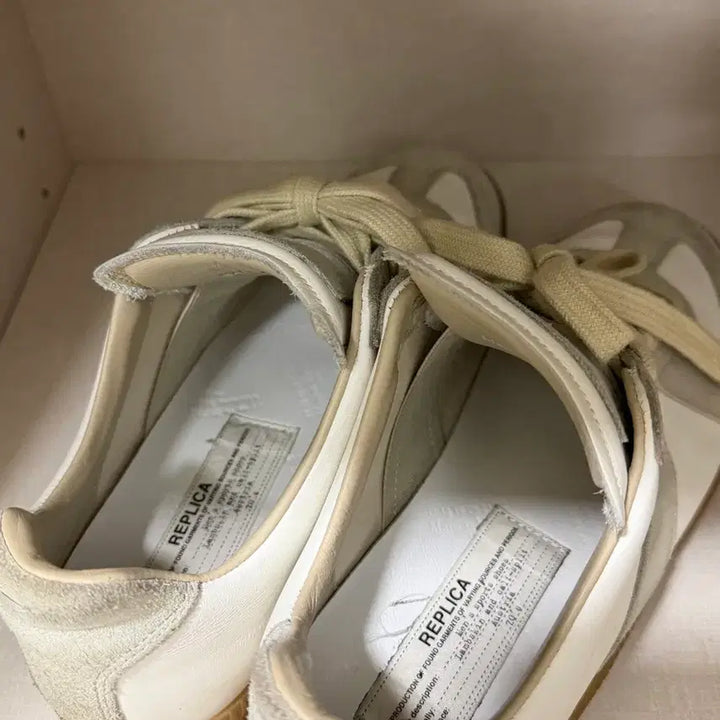 [BUNJANG] Maison Margiela German Army Sneakers White/Gray / 마르지엘라 독일군 스니커즈 화이트/그레이