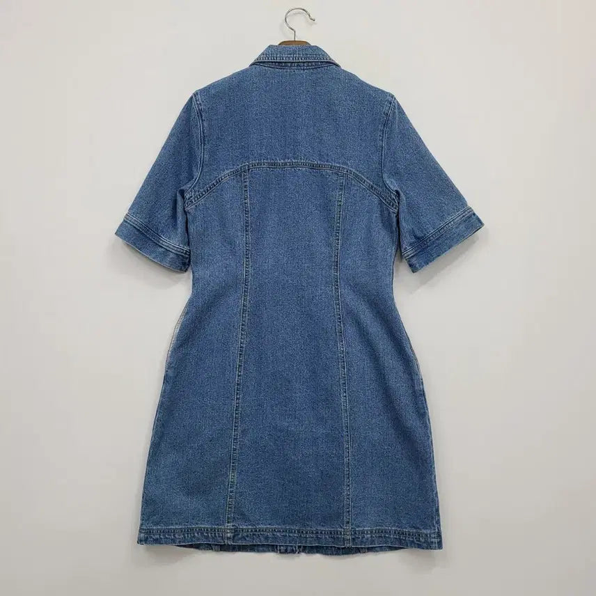 [BUNJANG] SJYP Denim Short Sleeve Dress - Alice - M / SJYP 데님 반팔 원피스/2021ss/M/앨리스/562