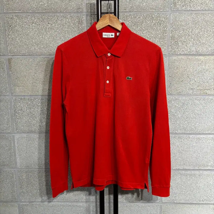 [BUNJANG] Lacoste Slim Fit Long Sleeve T-Shirt / 라코스테 슬림핏 긴팔티 L(ng587 티셔츠 카라