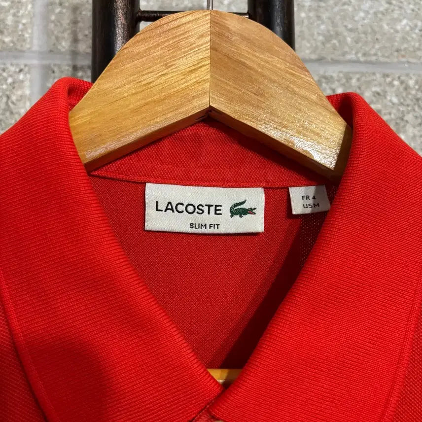 [BUNJANG] Lacoste Slim Fit Long Sleeve T-Shirt / 라코스테 슬림핏 긴팔티 L(ng587 티셔츠 카라