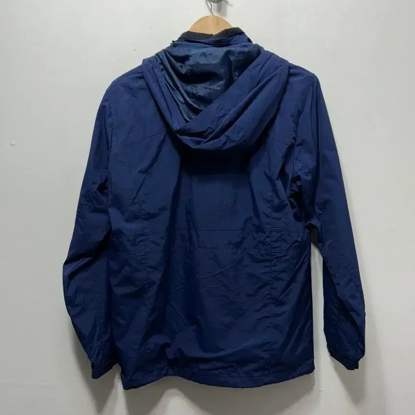 [SOLD OUT] 네이비 블루 포켓 후드 바람막이 자켓 새상품 M