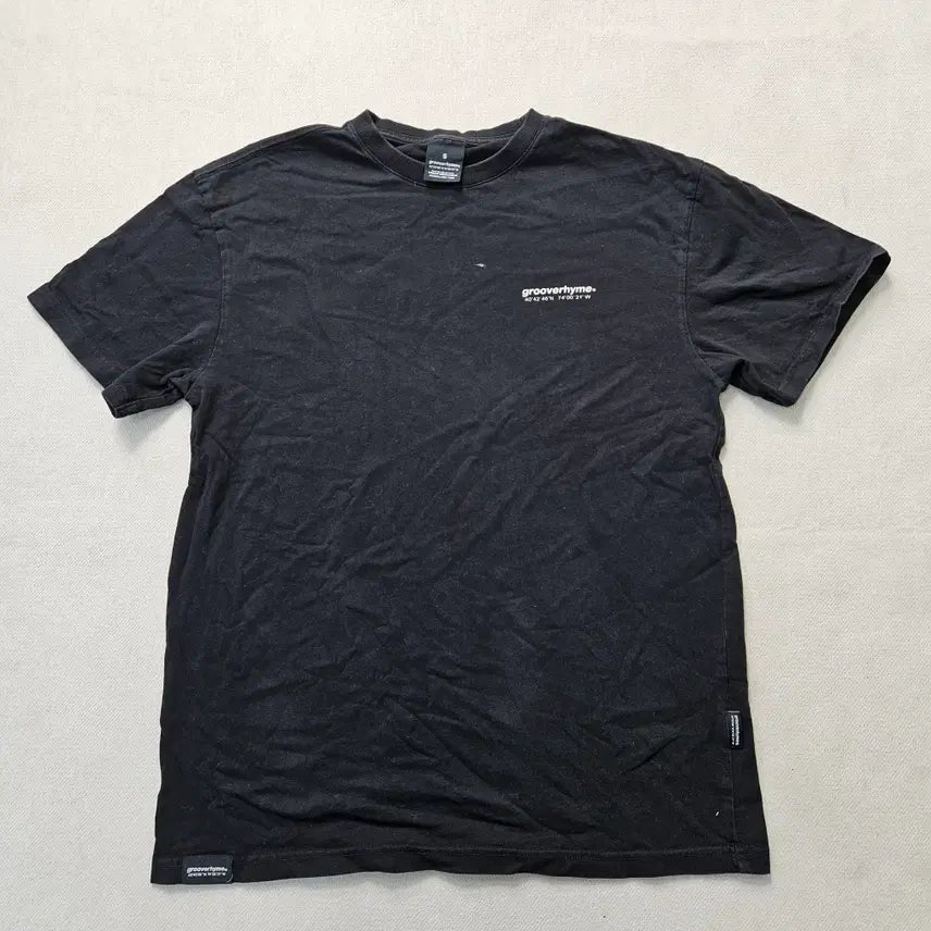 [BUNJANG] S Groove Lime Small Logo Short Sleeve T-shirt / S 그루브라임 스몰로고 반팔 티셔츠  0305Y