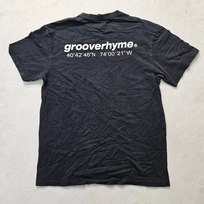 [BUNJANG] S Groove Lime Small Logo Short Sleeve T-shirt / S 그루브라임 스몰로고 반팔 티셔츠  0305Y