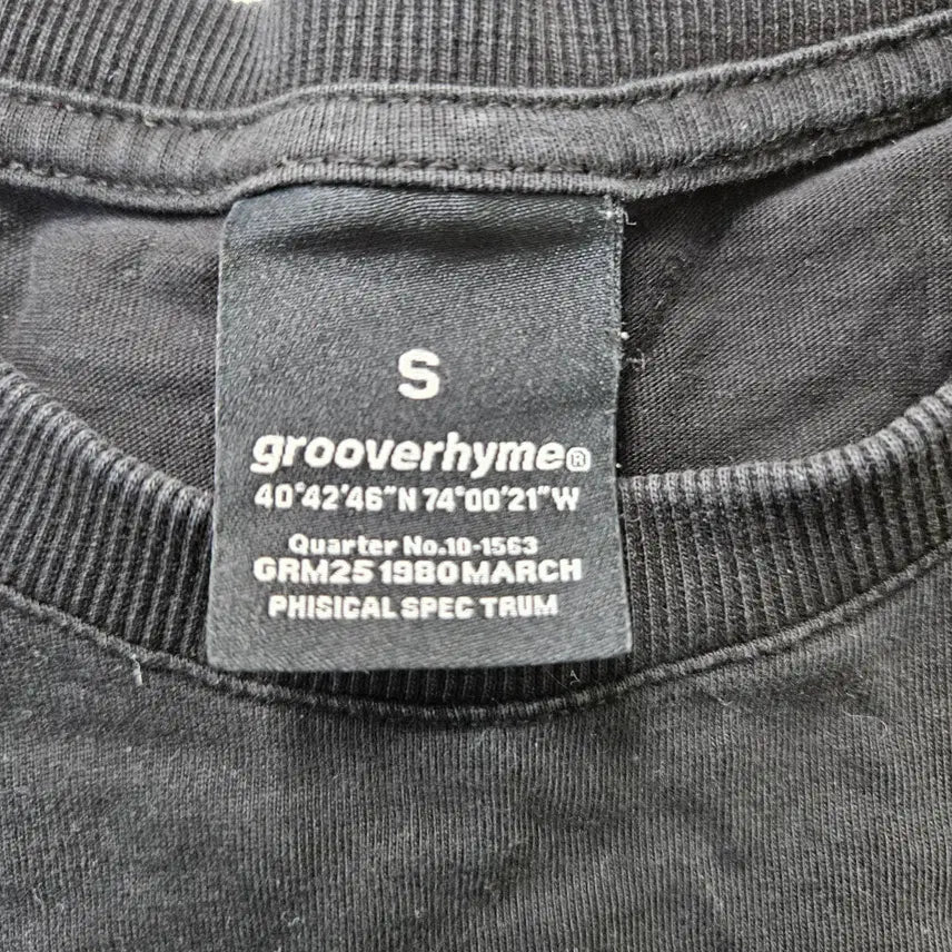 [BUNJANG] S Groove Lime Small Logo Short Sleeve T-shirt / S 그루브라임 스몰로고 반팔 티셔츠  0305Y