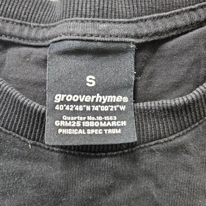 [BUNJANG] S Groove Lime Small Logo Short Sleeve T-shirt / S 그루브라임 스몰로고 반팔 티셔츠  0305Y