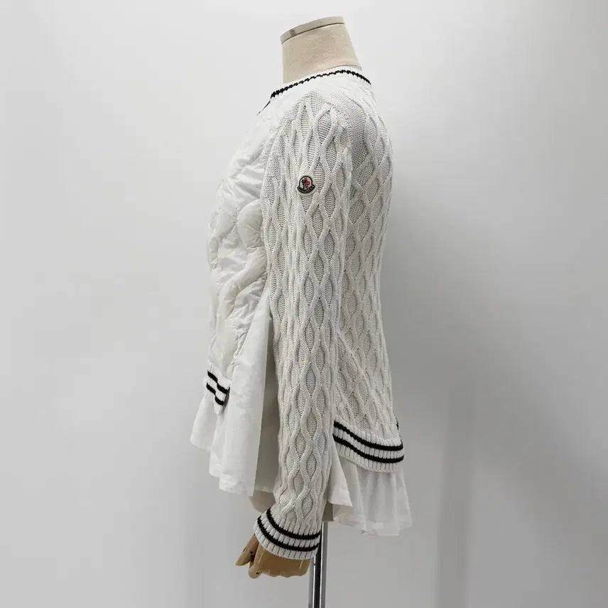 [BUNJANG] Moncler Kids Knit Padded Zip Jacket 12Y / [백화점구매] 몽클레르 몽클레어 키즈 니트 패딩 집업 자켓 12y
