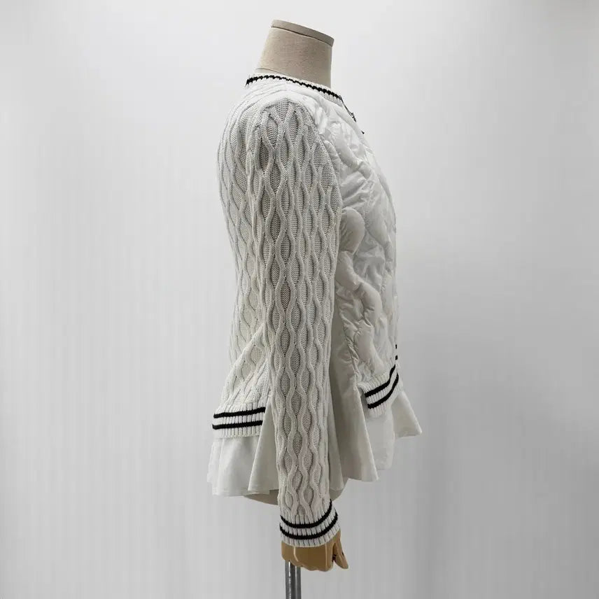 [BUNJANG] Moncler Kids Knit Padded Zip Jacket 12Y / [백화점구매] 몽클레르 몽클레어 키즈 니트 패딩 집업 자켓 12y