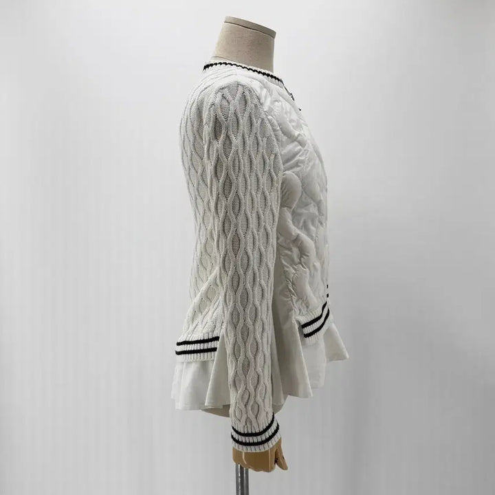 [BUNJANG] Moncler Kids Knit Padded Zip Jacket 12Y / [백화점구매] 몽클레르 몽클레어 키즈 니트 패딩 집업 자켓 12y
