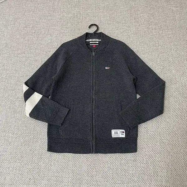 [BUNJANG] Tommy Hilfiger Blouson Knit Zip-up Jacket / S 타미힐피거 블루종 니트 집업 자켓 N.6362