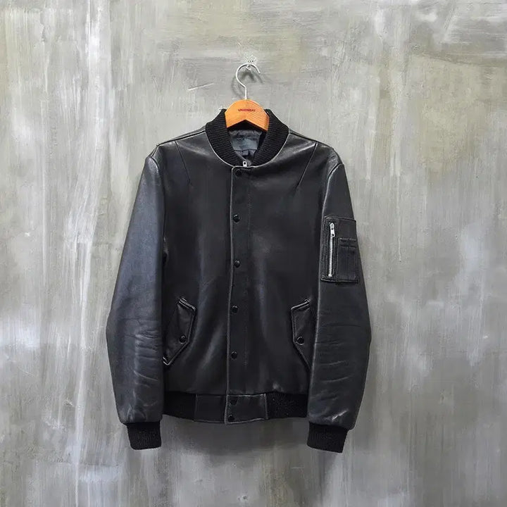 [BUNJANG] Personal Pack Lambskin Leather Bomber Jacket (Men&