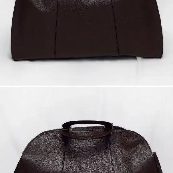 [BUNJANG] Emporio Armani Taupe Maxi Leather Dome Tote Bag / 아르마니 (EA) 타우페 맥시 레더돔 빅토트 숄더백