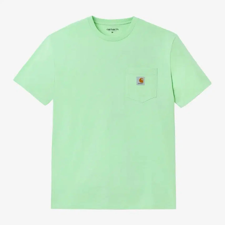 [BUNJANG] Carhartt Pocket Loose Fit T-Shirt (Lime) - New / [M] 칼하트 s/s 포켓 루즈핏 티셔츠 새상품