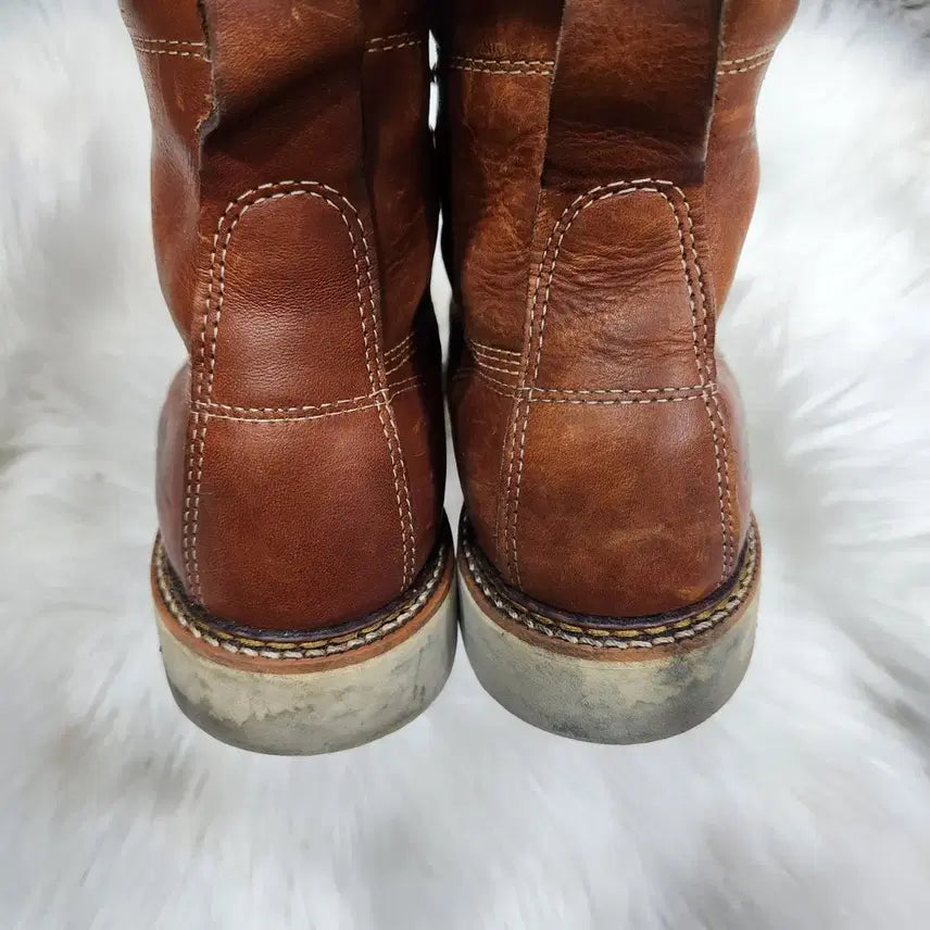 [BUNJANG] Thorogood Moc Toe Work Boots Brown / Thorogood 소로굿 목토 워커 부츠 브라운 6 1/2