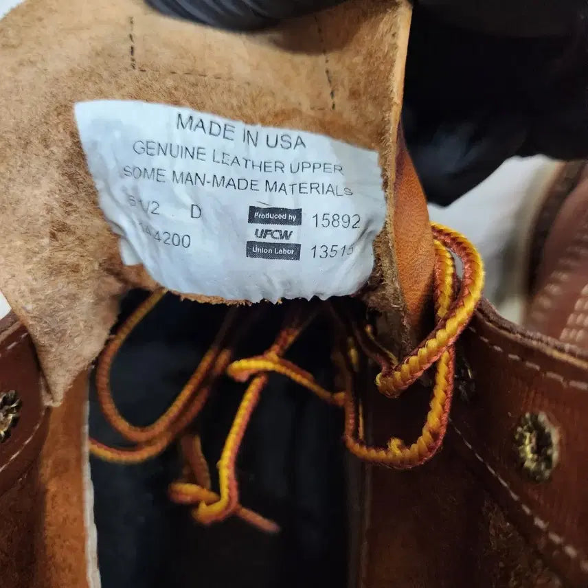 [BUNJANG] Thorogood Moc Toe Work Boots Brown / Thorogood 소로굿 목토 워커 부츠 브라운 6 1/2