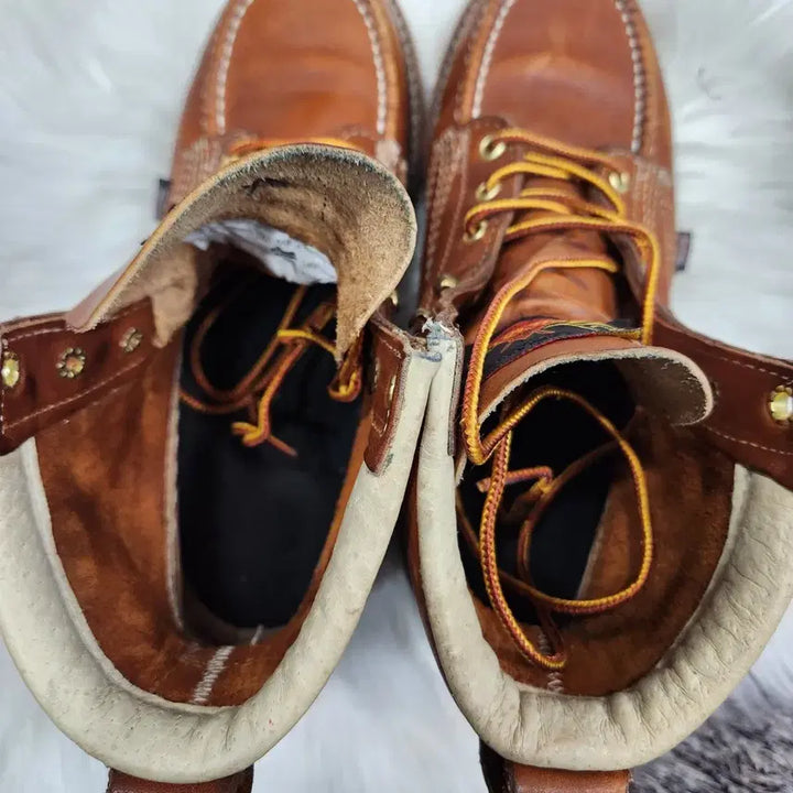 [BUNJANG] Thorogood Moc Toe Work Boots Brown / Thorogood 소로굿 목토 워커 부츠 브라운 6 1/2