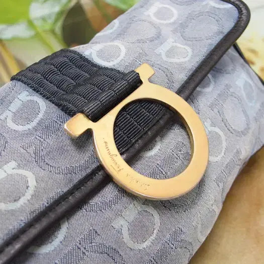 [BUNJANG] Salvatore Ferragamo Mini Bag Jacquard Leather Handbag / 구제토토 페라가모 미니백 정품 중고가방 명품 61003