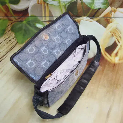 [BUNJANG] Salvatore Ferragamo Mini Bag Jacquard Leather Handbag / 구제토토 페라가모 미니백 정품 중고가방 명품 61003