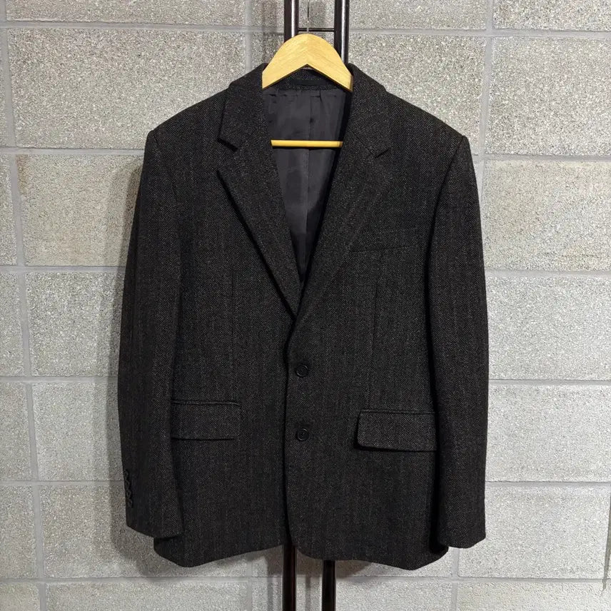 [BUNJANG] Giordano Herringbone Tweed Blazer / 지오다노 헤리스트위드 블레이저 M(nj393 자켓