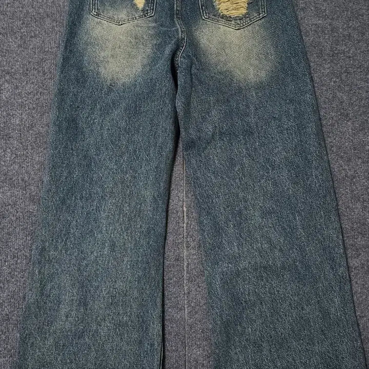 [BUNJANG] 24ANS Distressed Ripped Jeans Pants / 24ANS 디스트로이드 펑키 찢청 팬츠(급처)