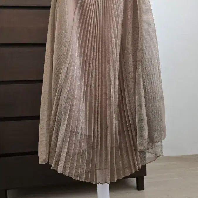 [BUNJANG] SJSJ Pleated Long Skirt / 한섬 정품 SJSJ여성주름롱스커트