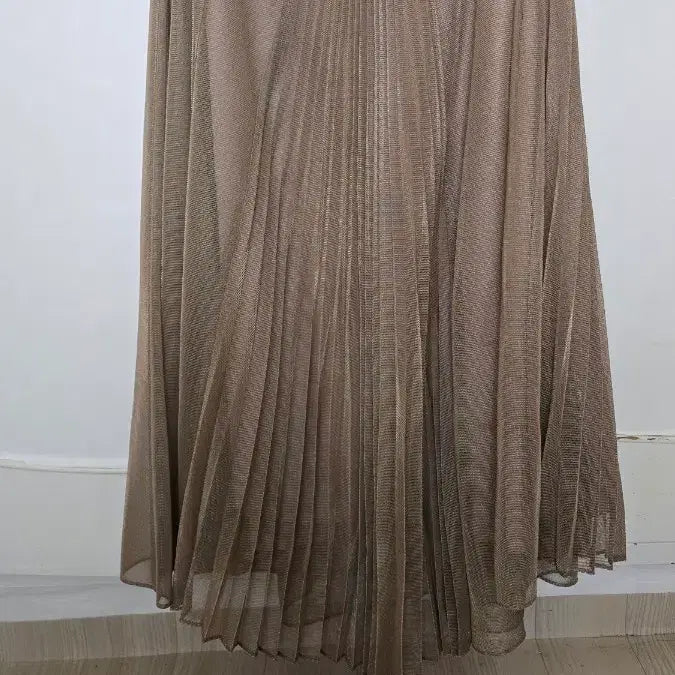 [BUNJANG] SJSJ Pleated Long Skirt / 한섬 정품 SJSJ여성주름롱스커트