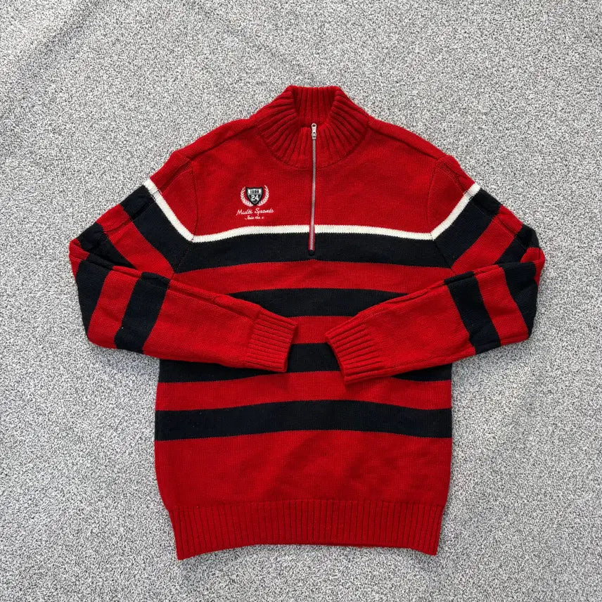 [BUNJANG] JDX Windproof Half-Zip Long Sleeve Knit Top / 95 JDX 방풍 반집업 긴팔티 니트 0305J