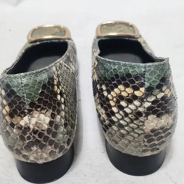 [SOLD OUT] 235 Limiti 스퀘어 뱀피 플랫 슈즈
