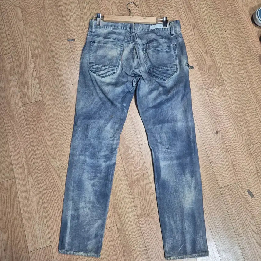 [BUNJANG] Buckaroo Washed Denim Jeans / 버커루 워싱(남여공용)디스 데님 바지 라이더진 스타일