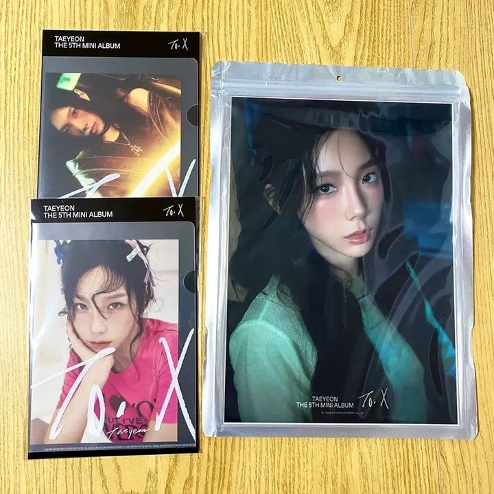 [SOLD OUT] (미개봉) 태연 To.X 엽서 포카 세트, A4 Photo 일괄 판매